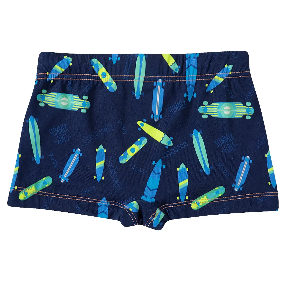 Shorts Praia Juvenil Skate Elastano Proteção Uv 50+ Tip Top