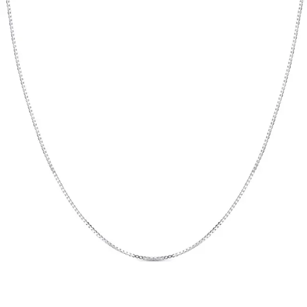 Corrente Prata Veneziana Grossa 45 cm — imagem 1