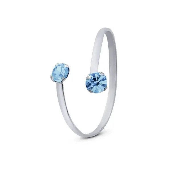 Anel Ponto Luz Azul — imagem 1