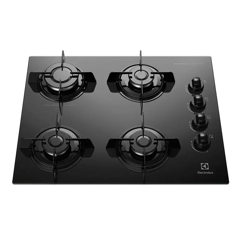 Cooktop 4 Bocas Electrolux a Gás com Acendimento Automático (KE4GP) — imagem 1