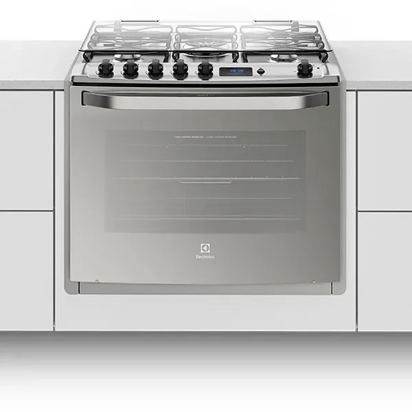 Fogão 5 Bocas de Embutir Electrolux Prata com Grill e Timer Digital (76EXR) — imagem 1