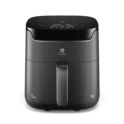 Air Fryer Electrolux por Rita Lobo 5,6L Digital Cinza Experience Economia de Energia 1400W (EAF45)
