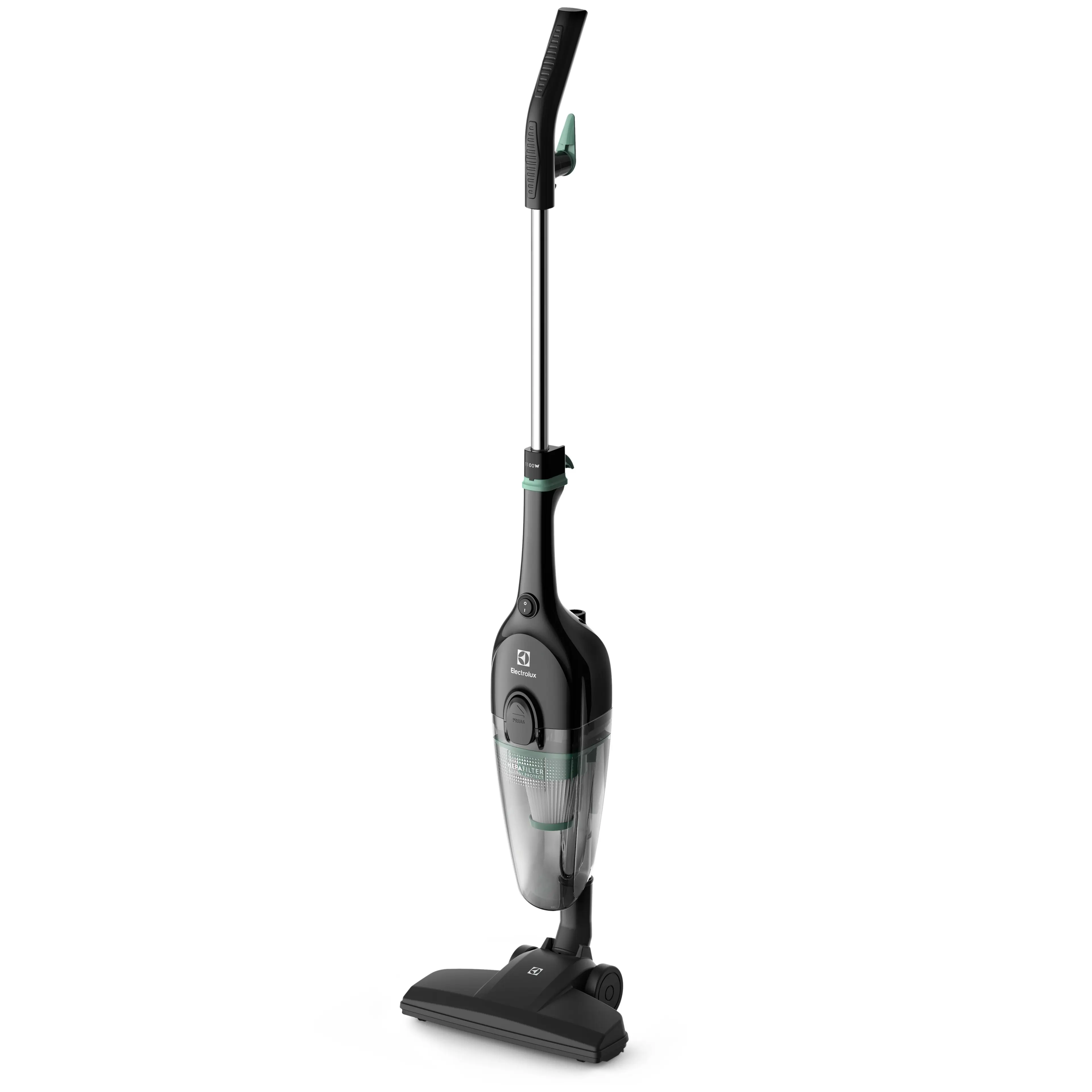 Aspirador de Pó Vertical com Fio Electrolux 1100W 2 em 1 Filtro HEPA Preto (STK12)
