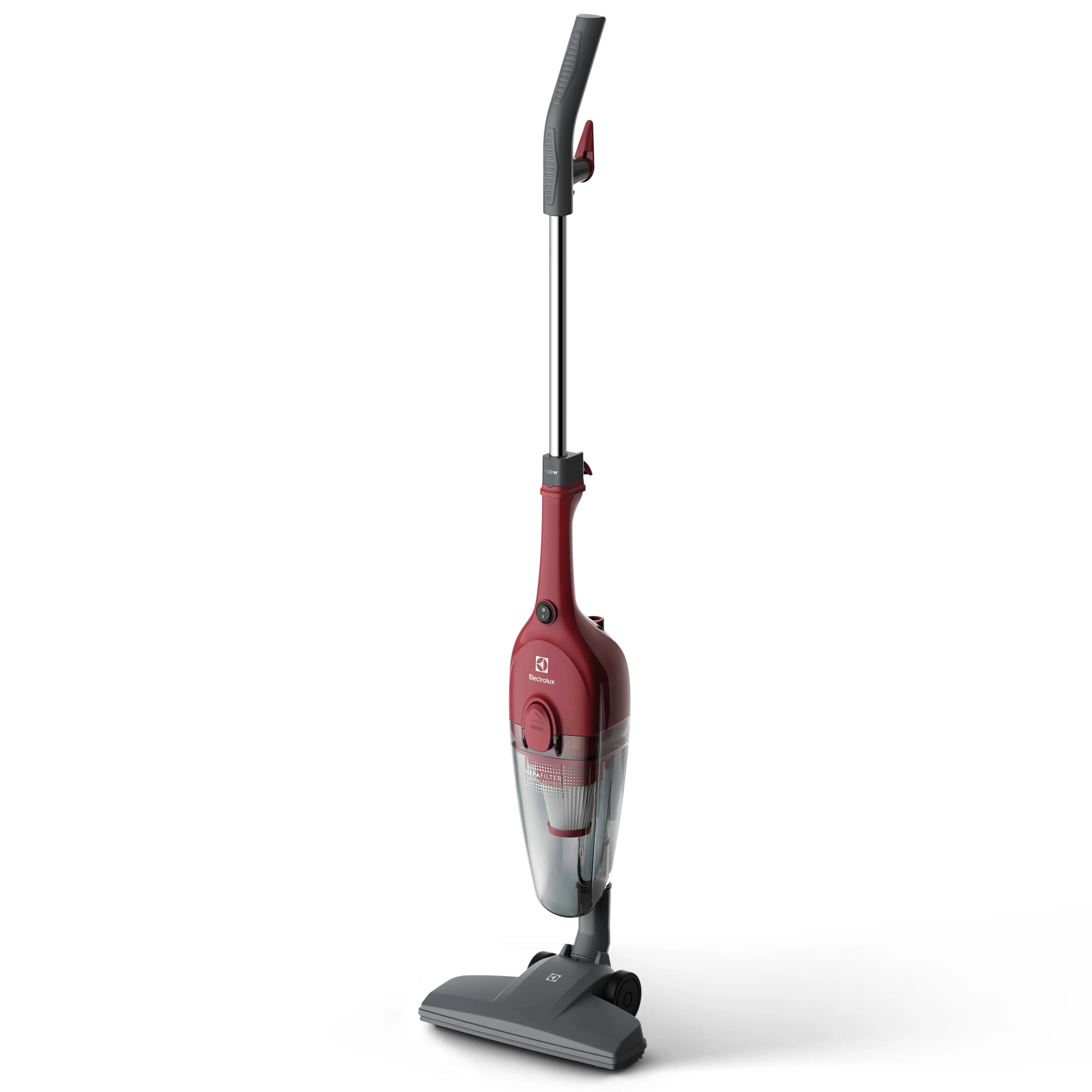 Aspirador de Pó Vertical com Fio Electrolux 1100W 2 em 1 Filtro HEPA Vermelho (STK13)
