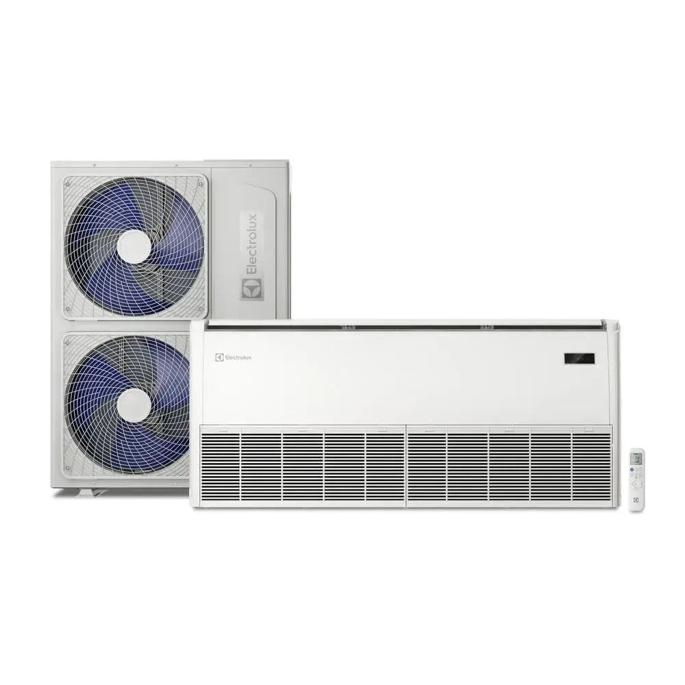 Ar-condicionado Piso Teto Electrolux Duplo Inverter 60.000 BTUs Frio Efficient (DI60F/DE60F)