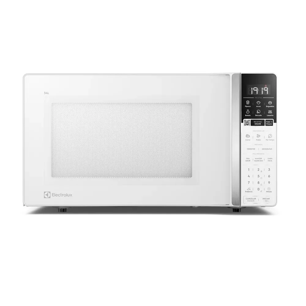 Micro-ondas Electrolux Efficient 34L Branco Função Descongelar e Receitas Pré-Programadas (ME34B) — imagem 1