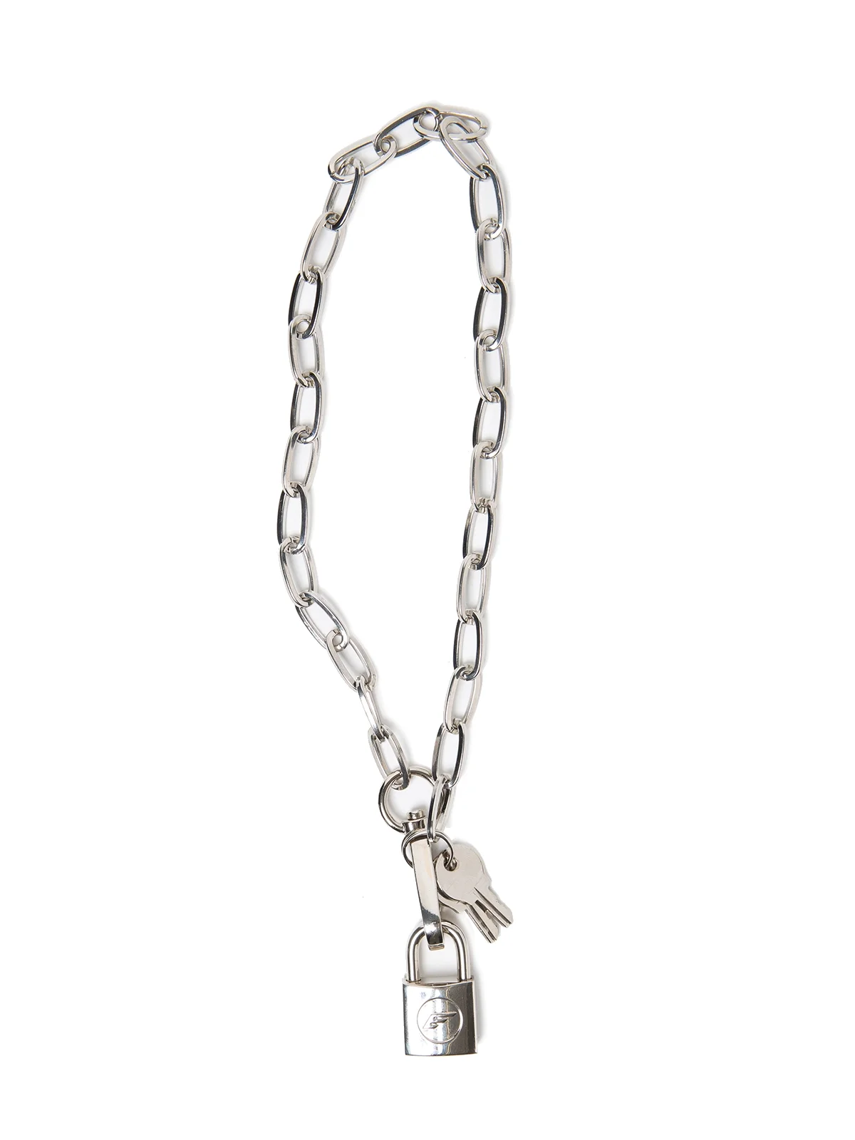 Colar Chocker Cadeado Ellus Niquelado — imagem 1
