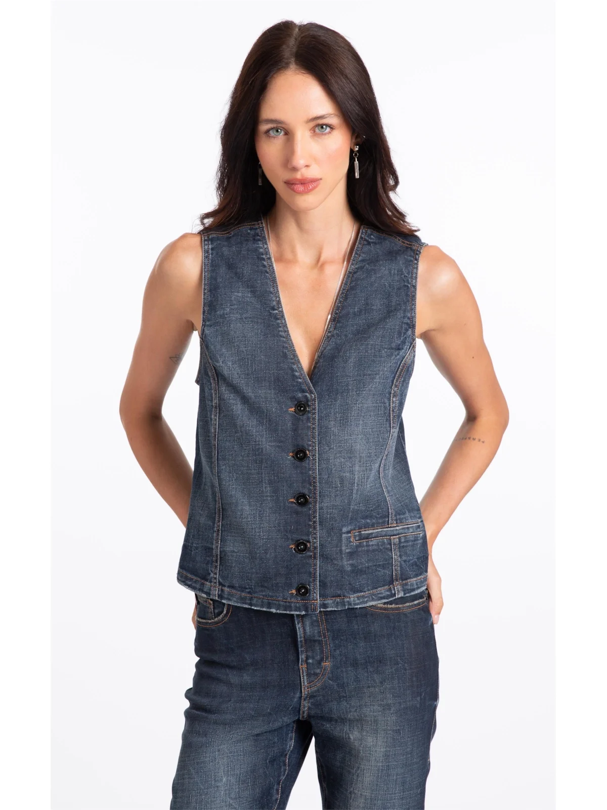 Colete Visco Indigo Lav. Mèdio — imagem 1