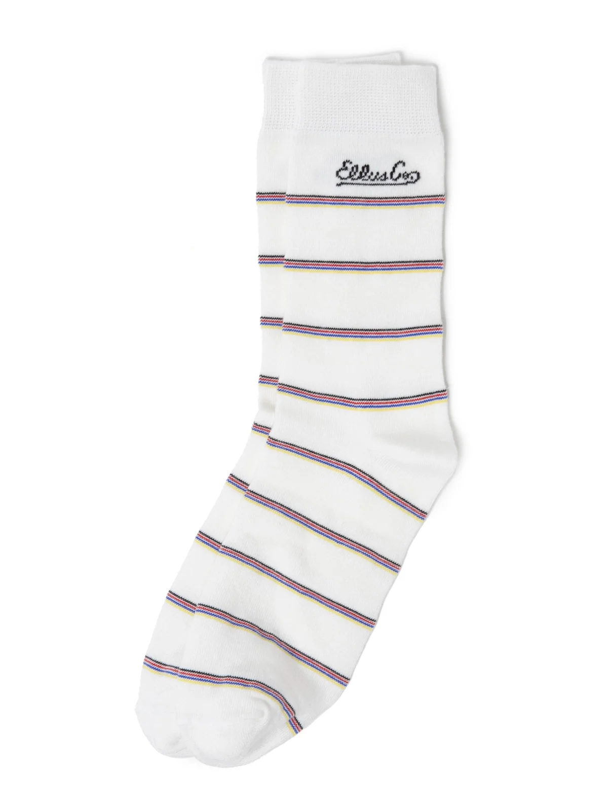 Color Stripes Socks Ellus Off White — imagem 1