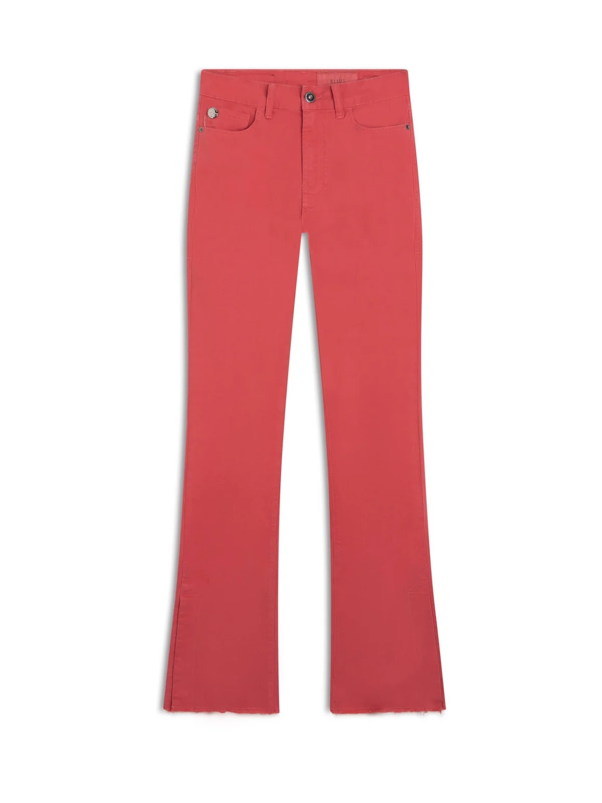 Calça Color Twill Power Flare Goiaba — imagem 1