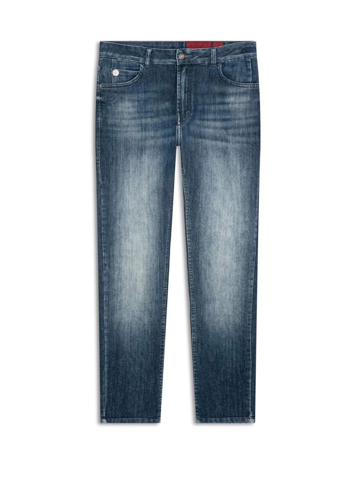 Calça High Comfort Dark Indigo Lav. Medio — imagem 1