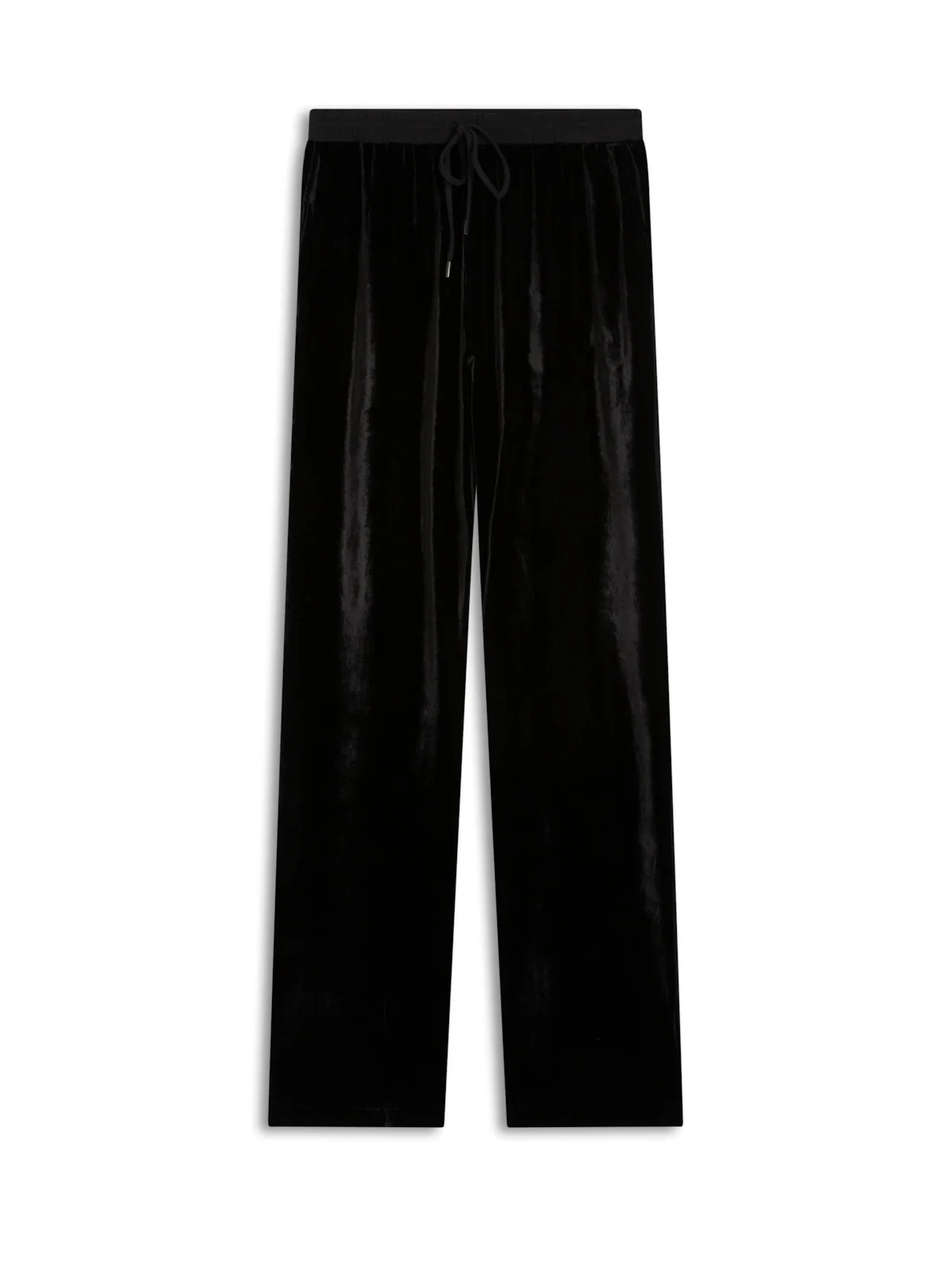 Calça Silk Velvet Straight Preto — imagem 1