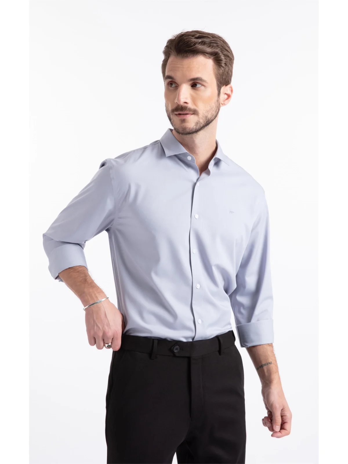Camisa Bambu Classic Azul Seco — imagem 1