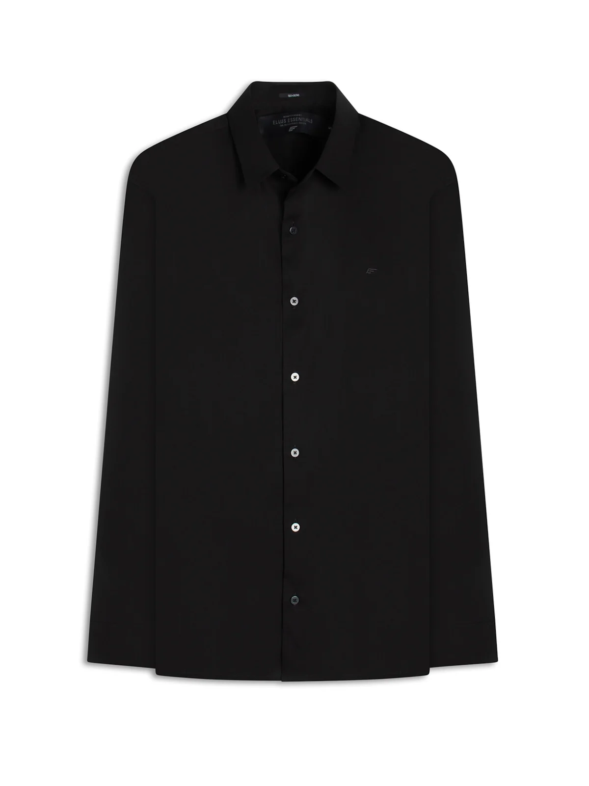 Camisa Tech Blend Ly Nylon Slim Preto — imagem 1