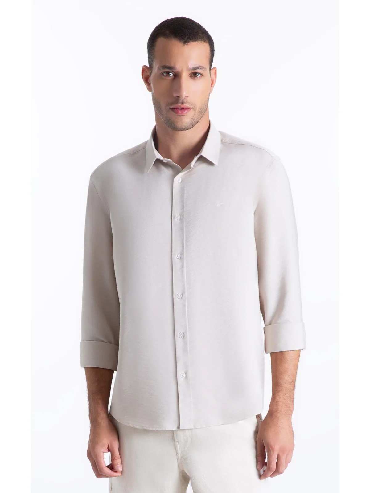 Camisa Tech Twill Xangai Areia — imagem 1