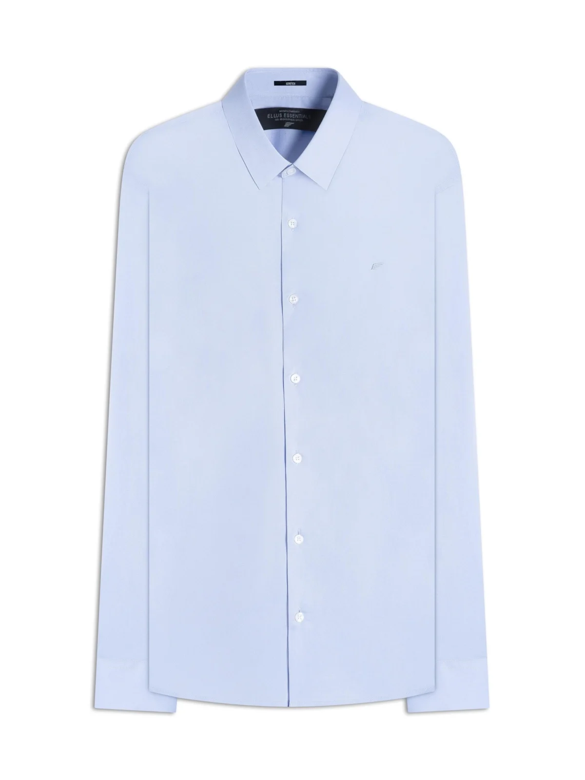 Camisa Tricoline Slim Irish Azul Pervante — imagem 1