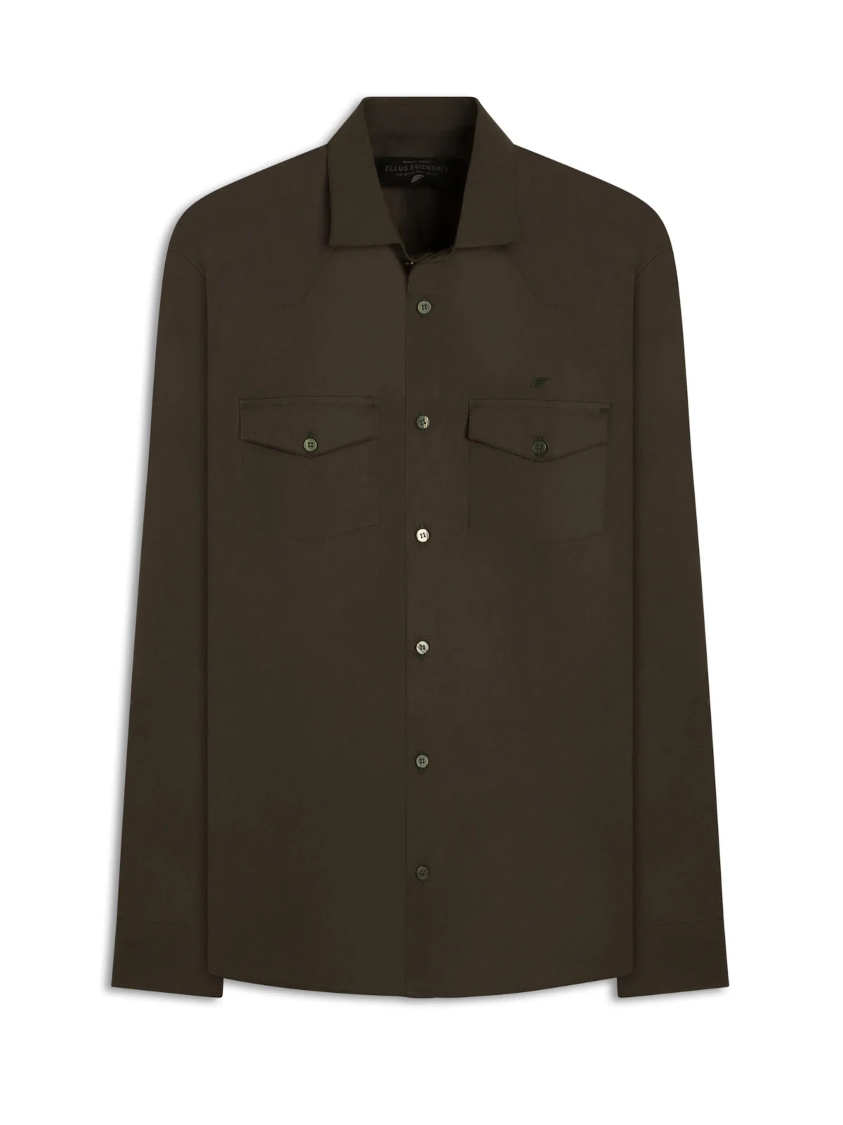 Camisa Tricoline Slim West Grafite — imagem 1