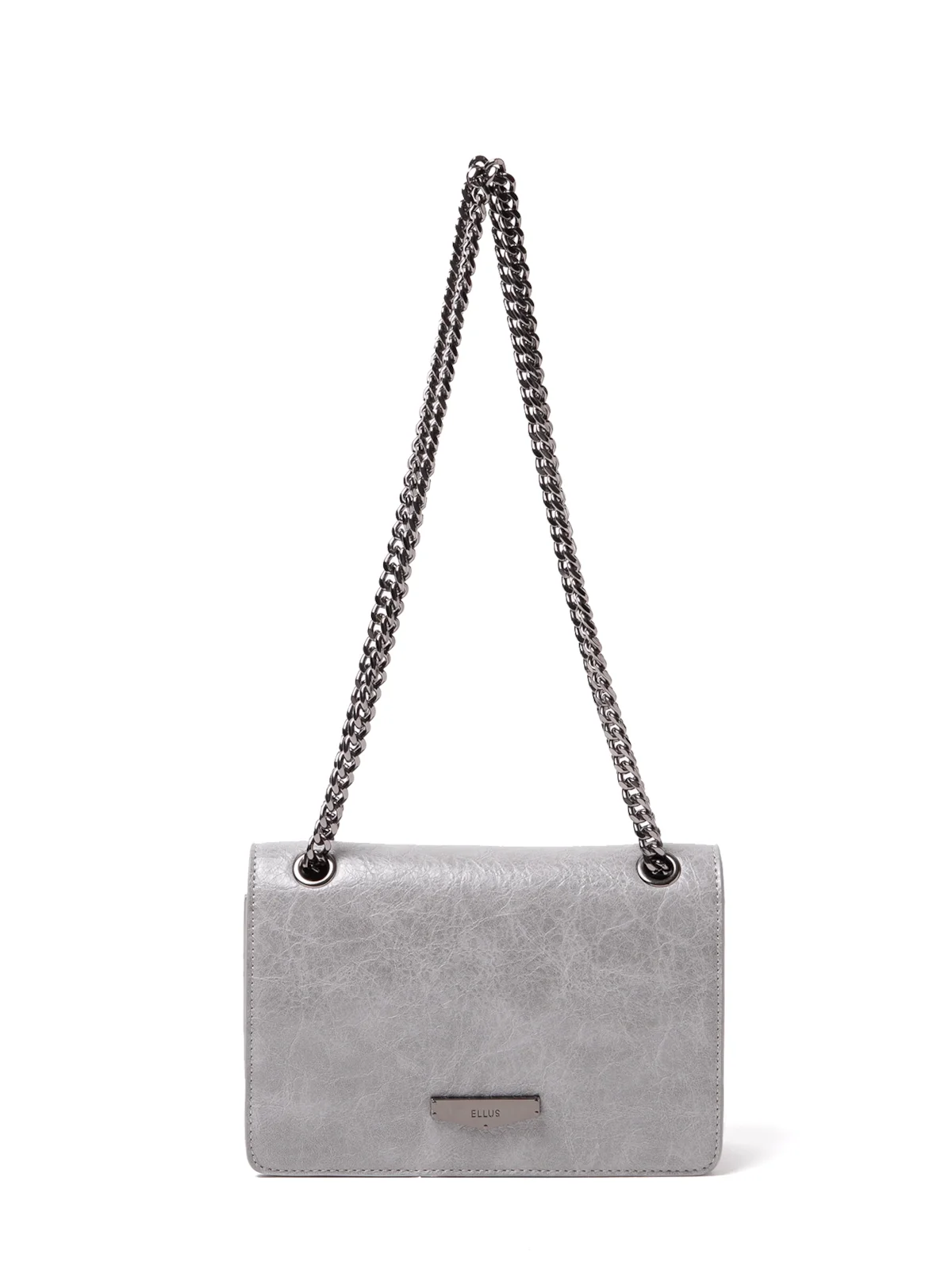 Bolsa Crossbody Steph Ellus Cinza Claro — imagem 1