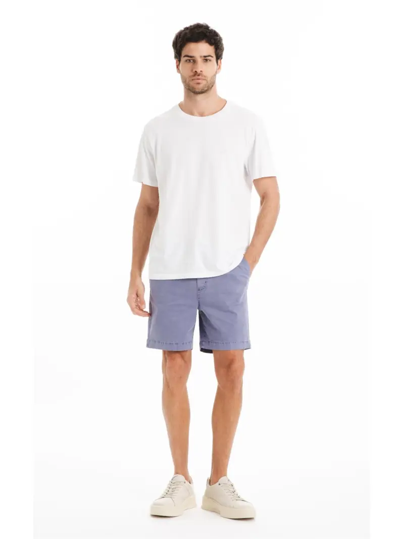 Bermuda Color Twill Power Hawaii Azul Jeans