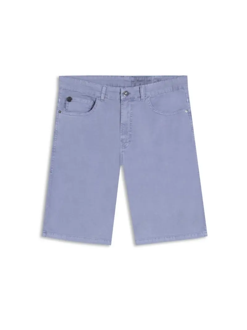 Bermuda Color Twill Power Long Blue Vintage