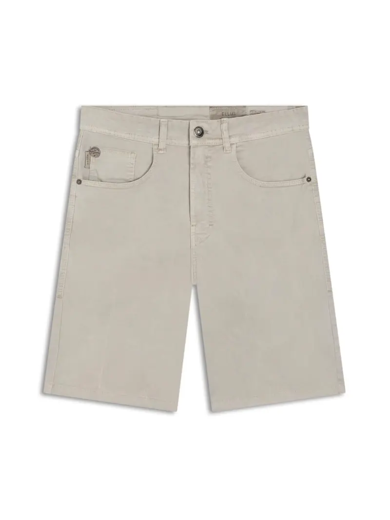 Bermuda Color Twill Power Rock Cinza Claro