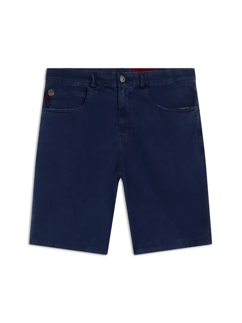 Bermuda Color Twill Power Rock Dark Navy