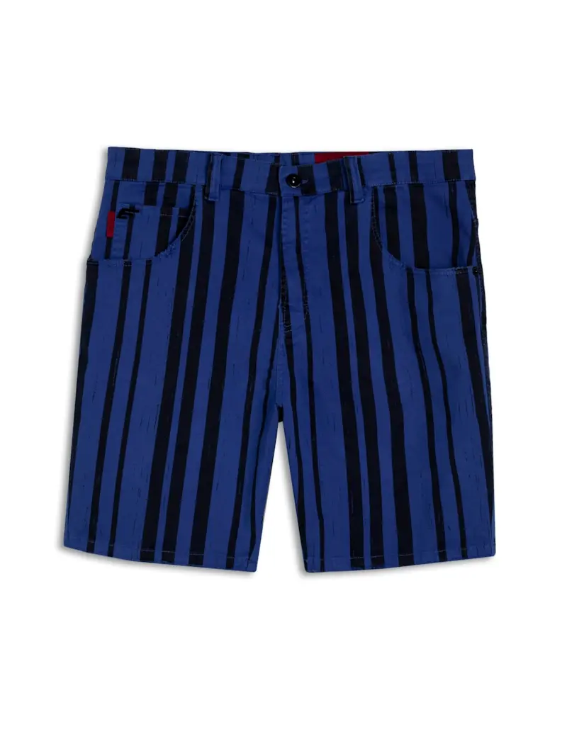Bermuda Color x Fit Brush Stripes Urban Royal