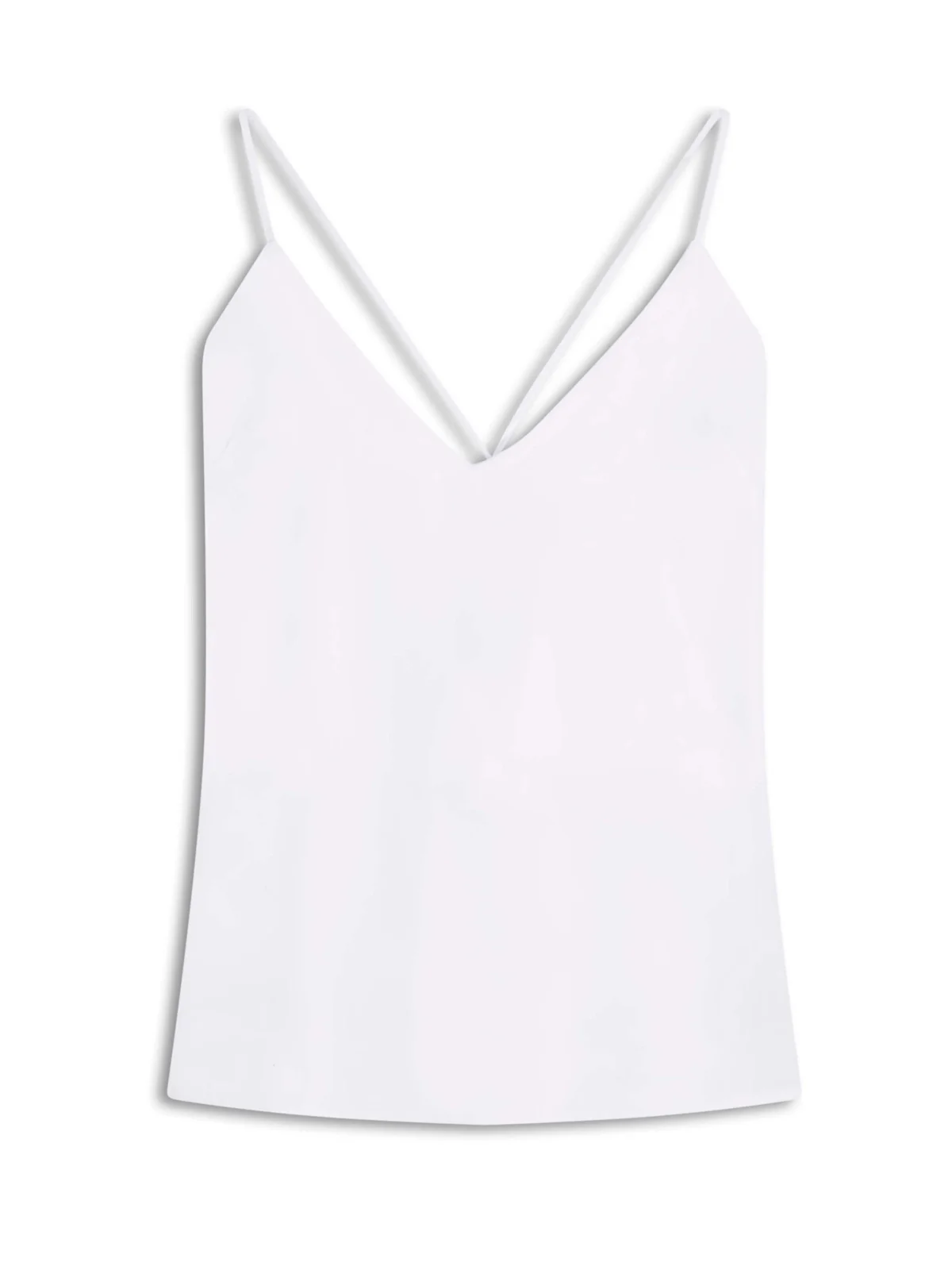 Blusa Acetinada Sleeveless Adjustment Coral — imagem 1