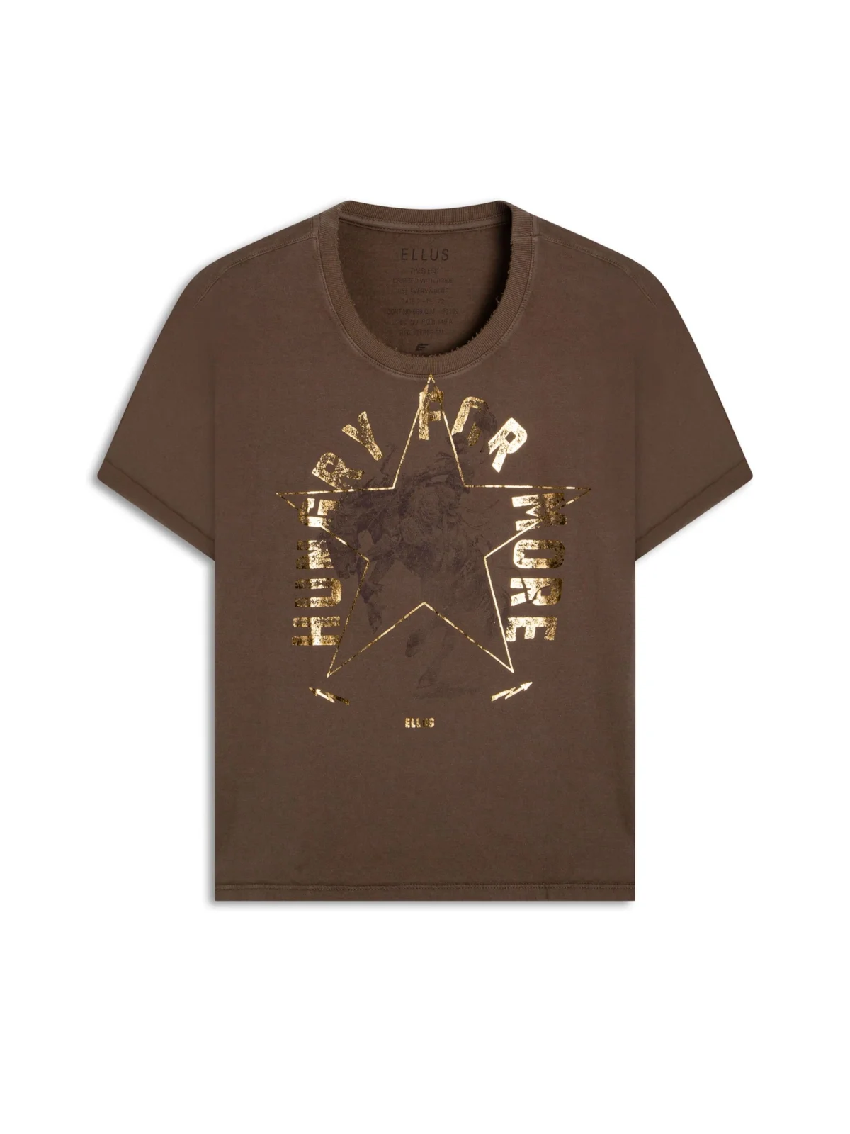 Blusa Ellus Hungry For More Dark Brown — imagem 1