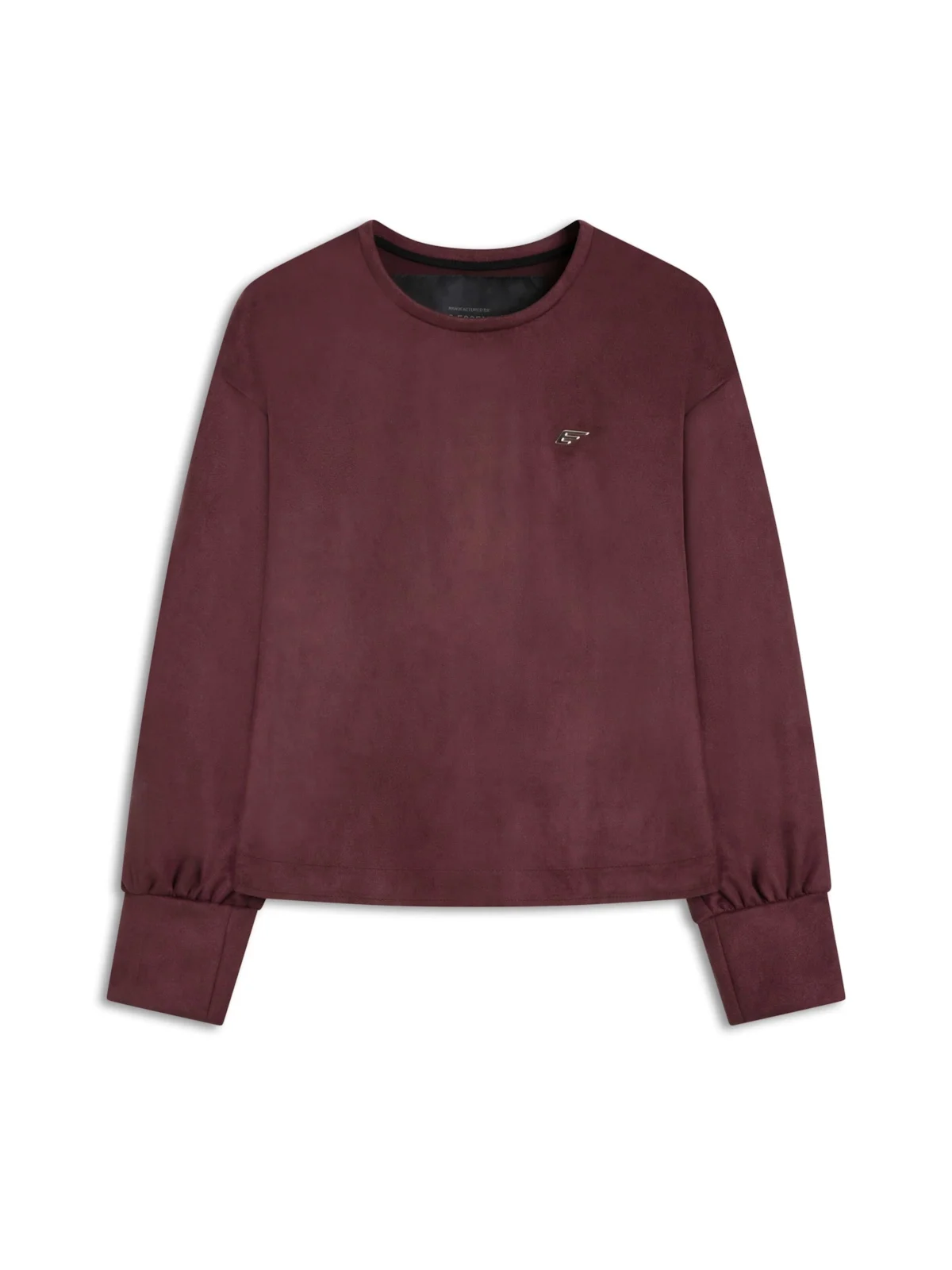 Blusa Malha Nobu Box Blufant Dark Wine — imagem 1