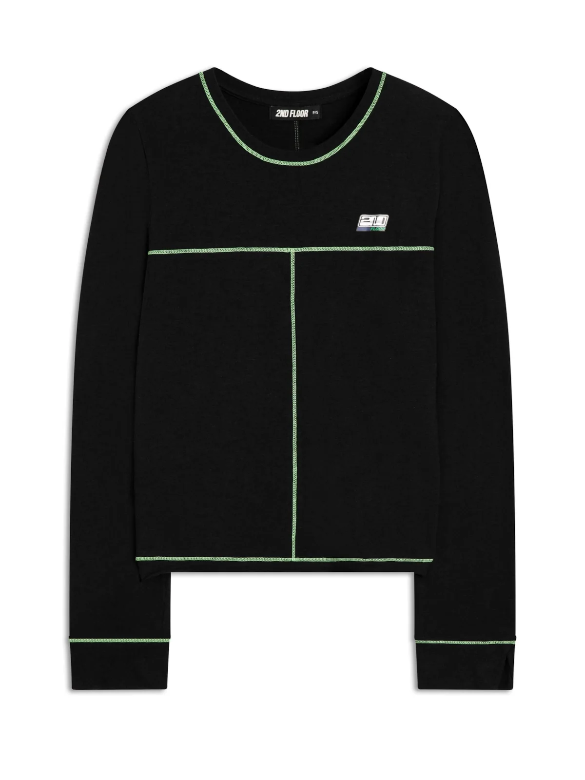 Blusa Recortes Trancador Preto — imagem 1