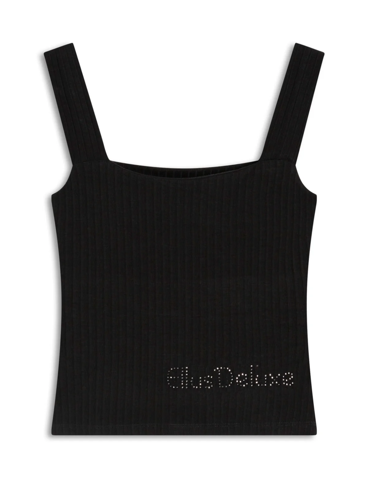 Blusa Rib Ellus Deluxe Strap Preto — imagem 1