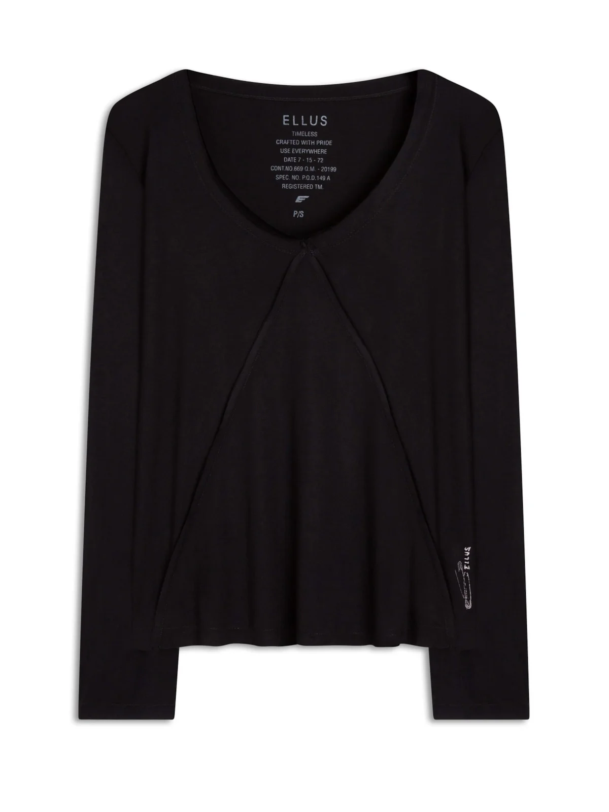 Blusas Ellus Alfinete Preto — imagem 1