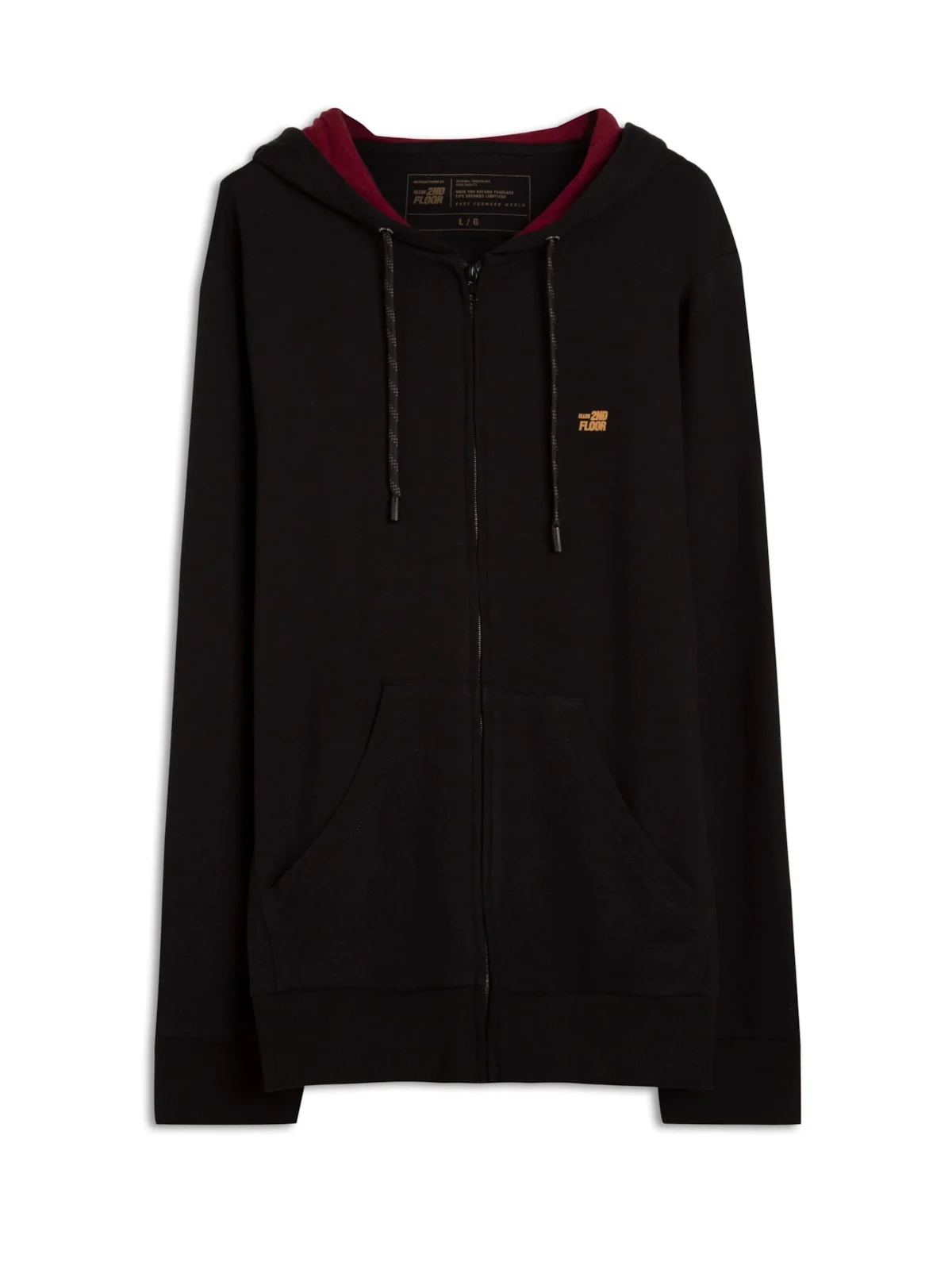 Jaqueta Moletom Basic Preto — imagem 1