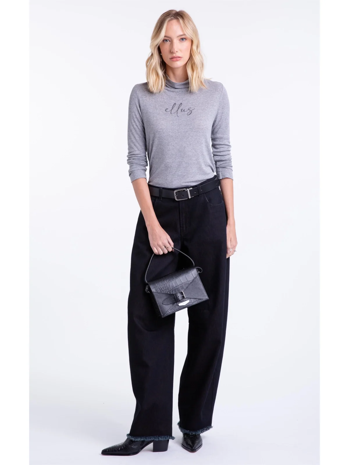 Mini Satchel Bag Eilein Ellus Preto — imagem 1