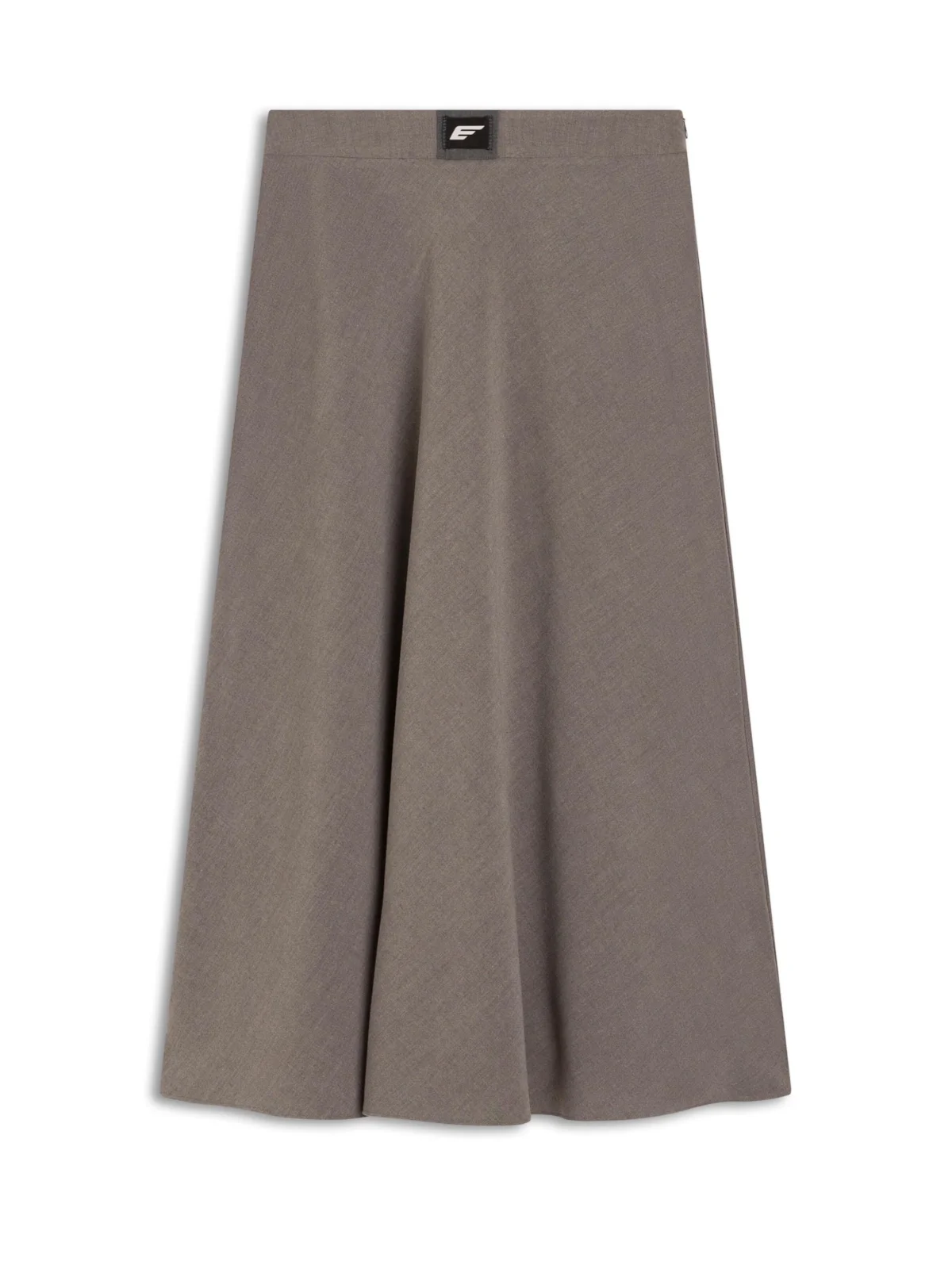 Saia Tailoring Midi Ellus Cinza Medio — imagem 1