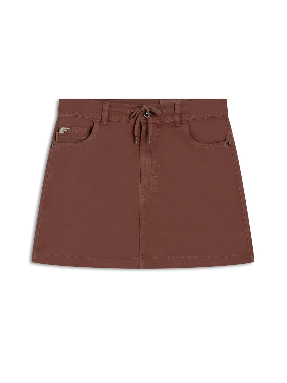 Saia Jogging Color Emma Preppy Chocolate — imagem 1