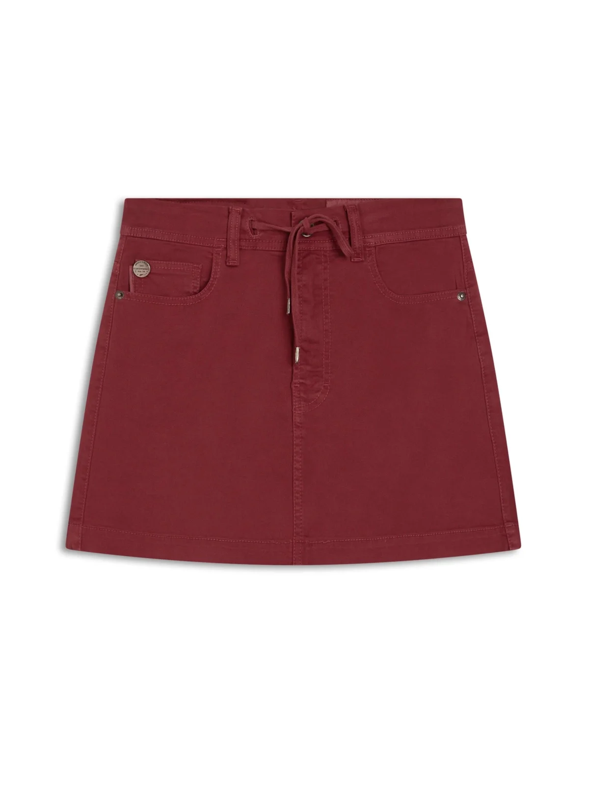Saia Jogging Color Emma Prepy Bordeaux — imagem 1