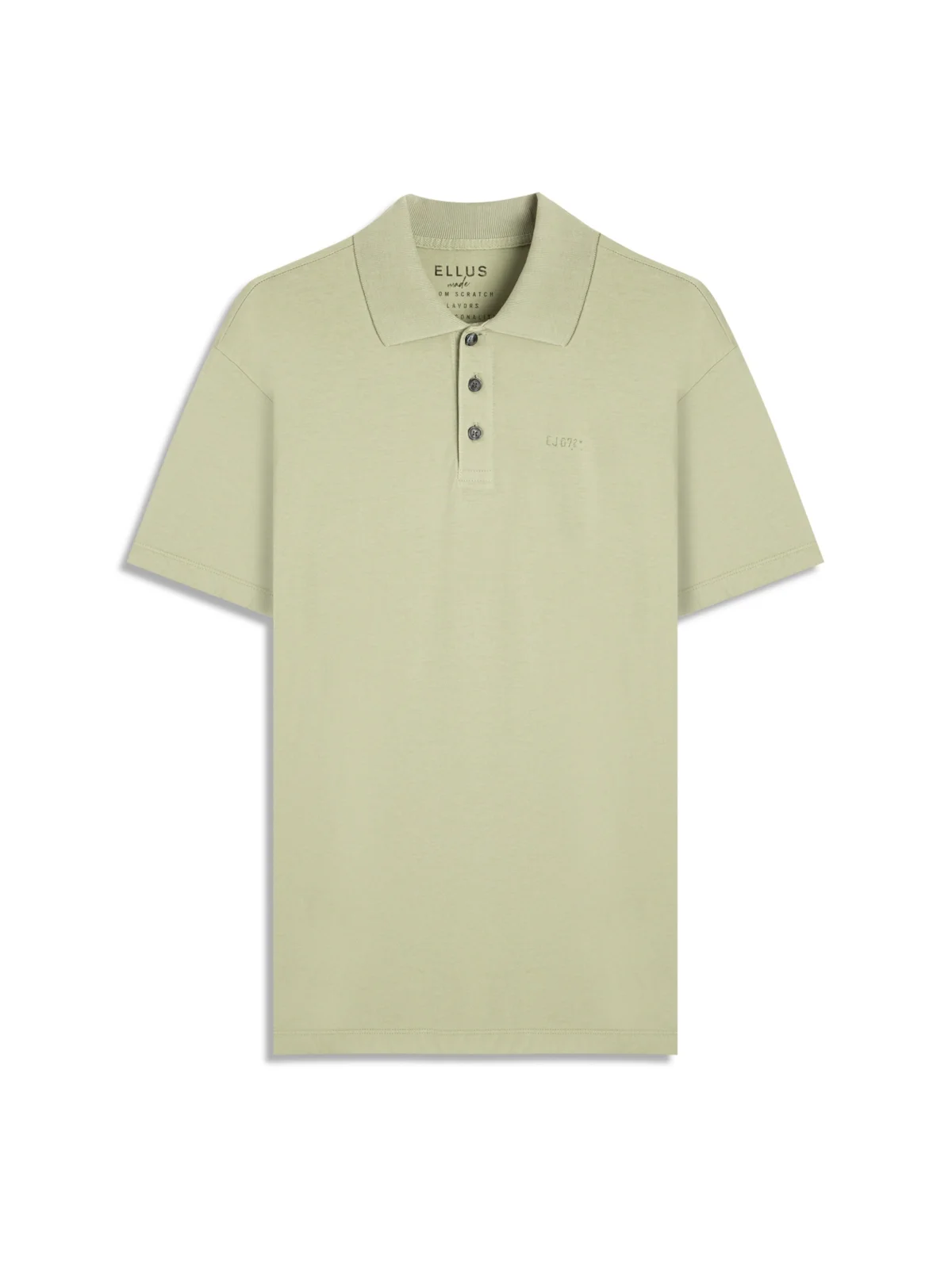 Polo Cotton Fine Easa Verde Seco — imagem 1