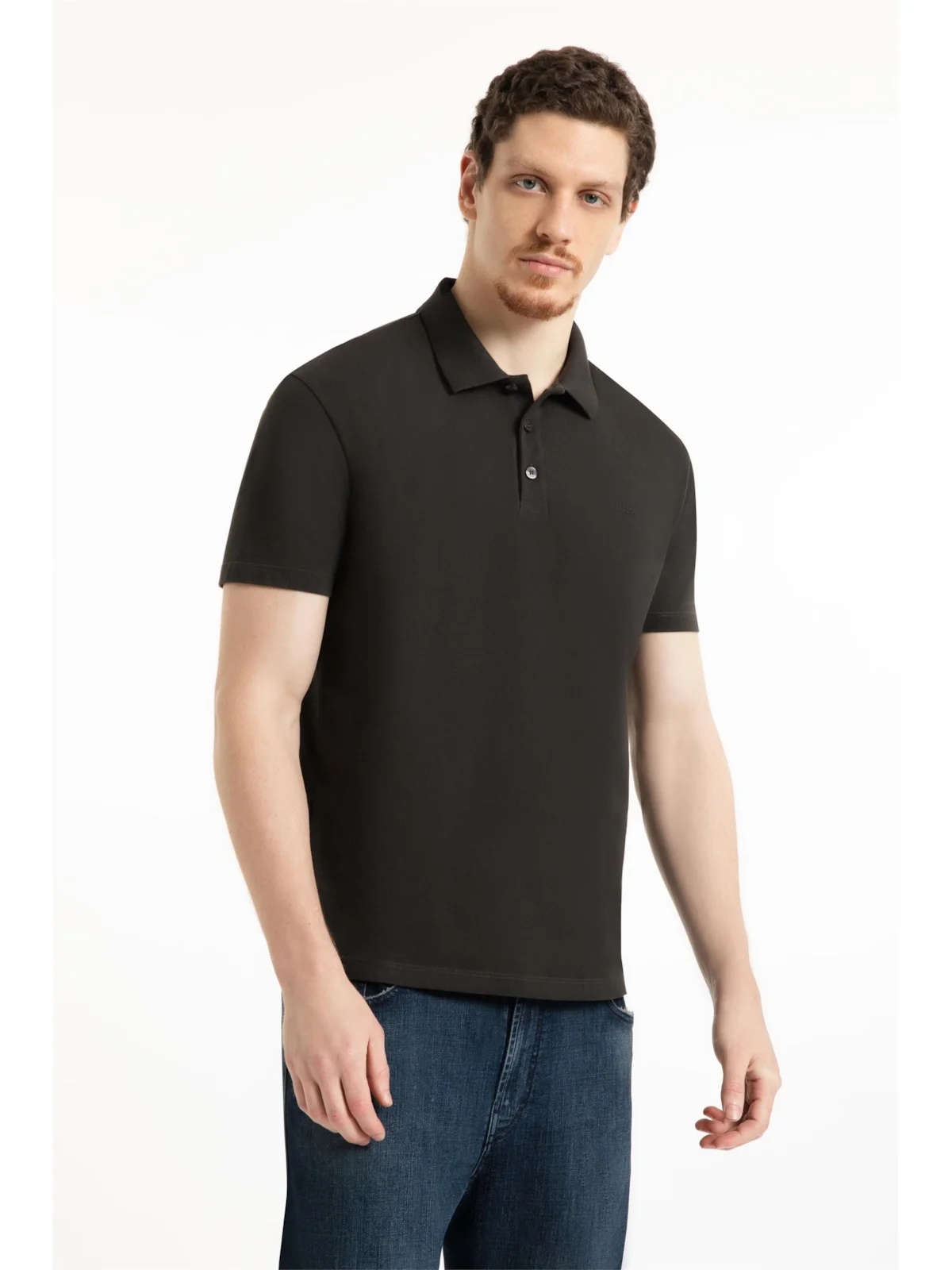 Polo Piquet Ellus Classic Plumbo — imagem 1