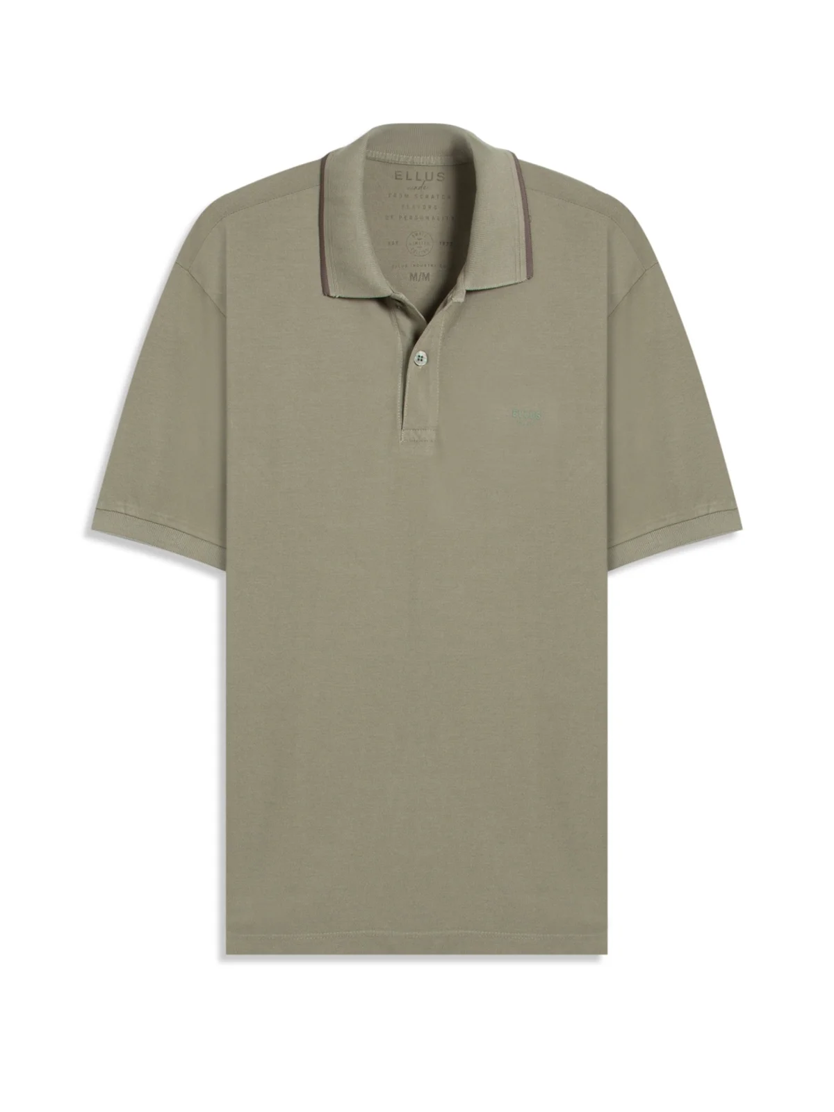 Polo Piquet Washed Ellus Silver — imagem 1