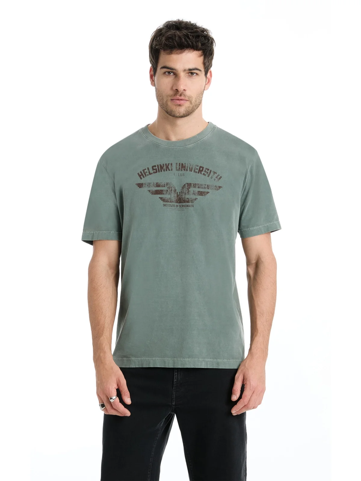 T-Shirt Washed Helsinki Floresta — imagem 1