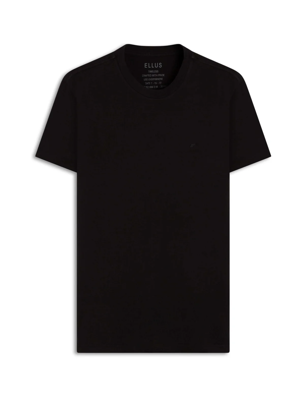 T-Shirt Cotton Fine Easa Preto — imagem 1