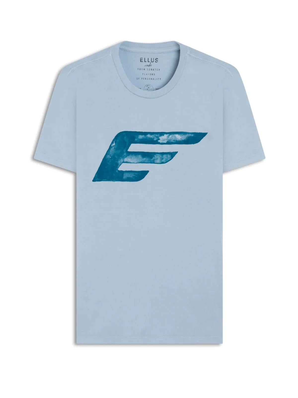 T-Shirt Cotton Fine Maxi Easa Azul Claro — imagem 1