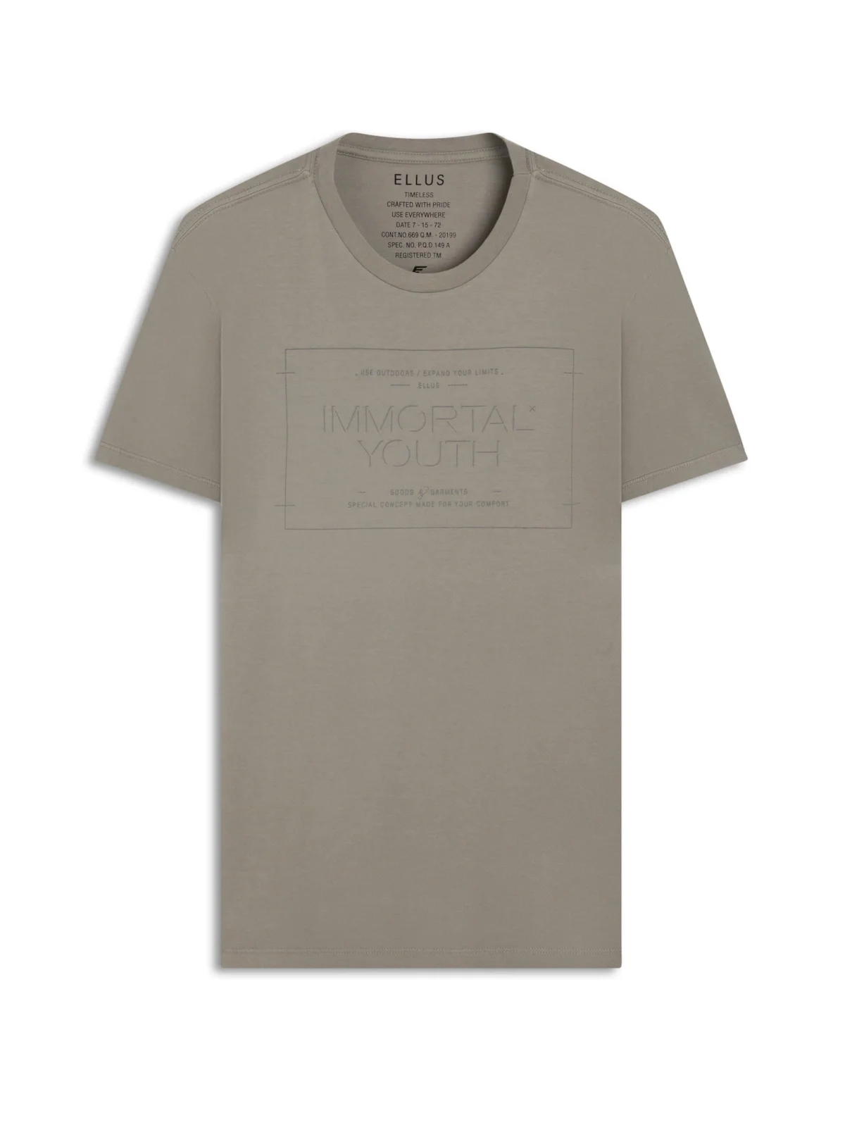 T-Shirt Outline Immortal Hemp — imagem 1