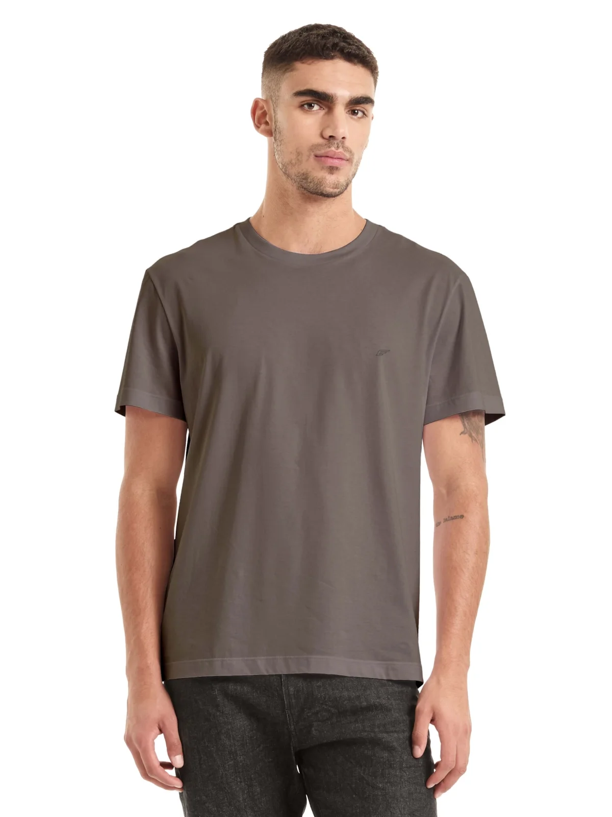 T-Shirt Pima Easa Mirror Marrom — imagem 1