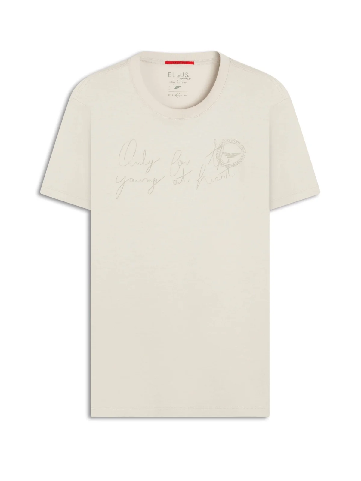 T-Shirt Pima Young Heart Prata — imagem 1
