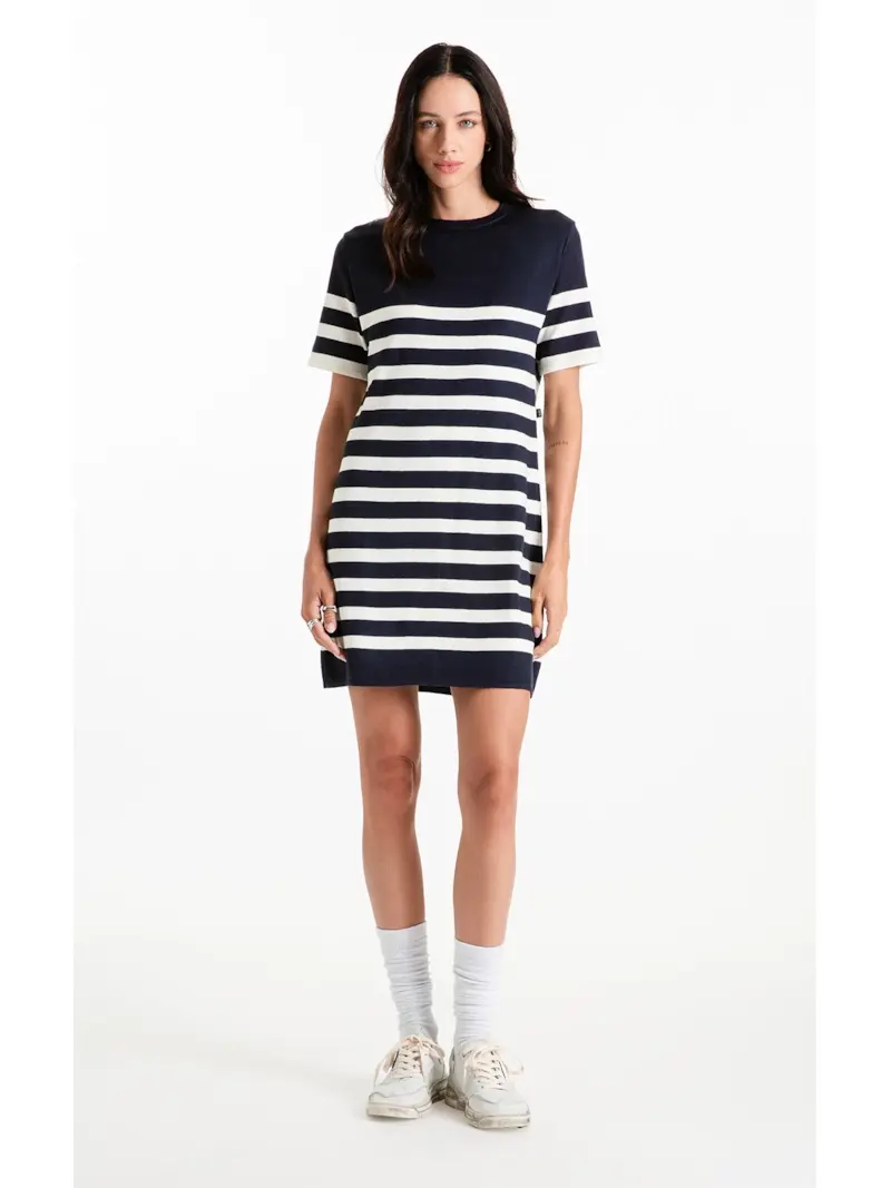 Vestido Tricot Power Knit Dress Dark Navy