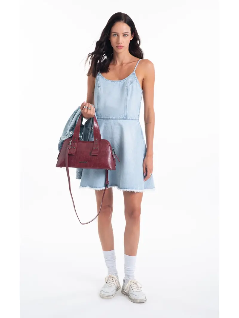 Vestido Vintage Denim Ii Vestido Alca Lav.Claro