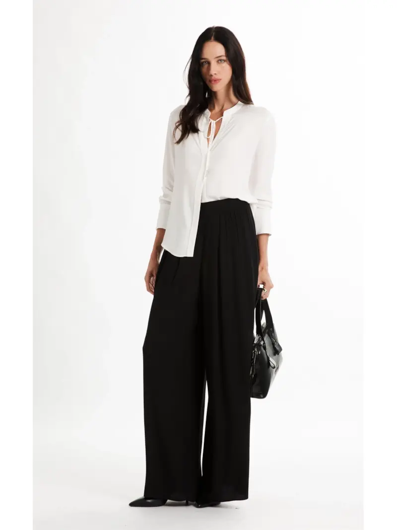 Visco Affinity Fluid Wide Leg Preto